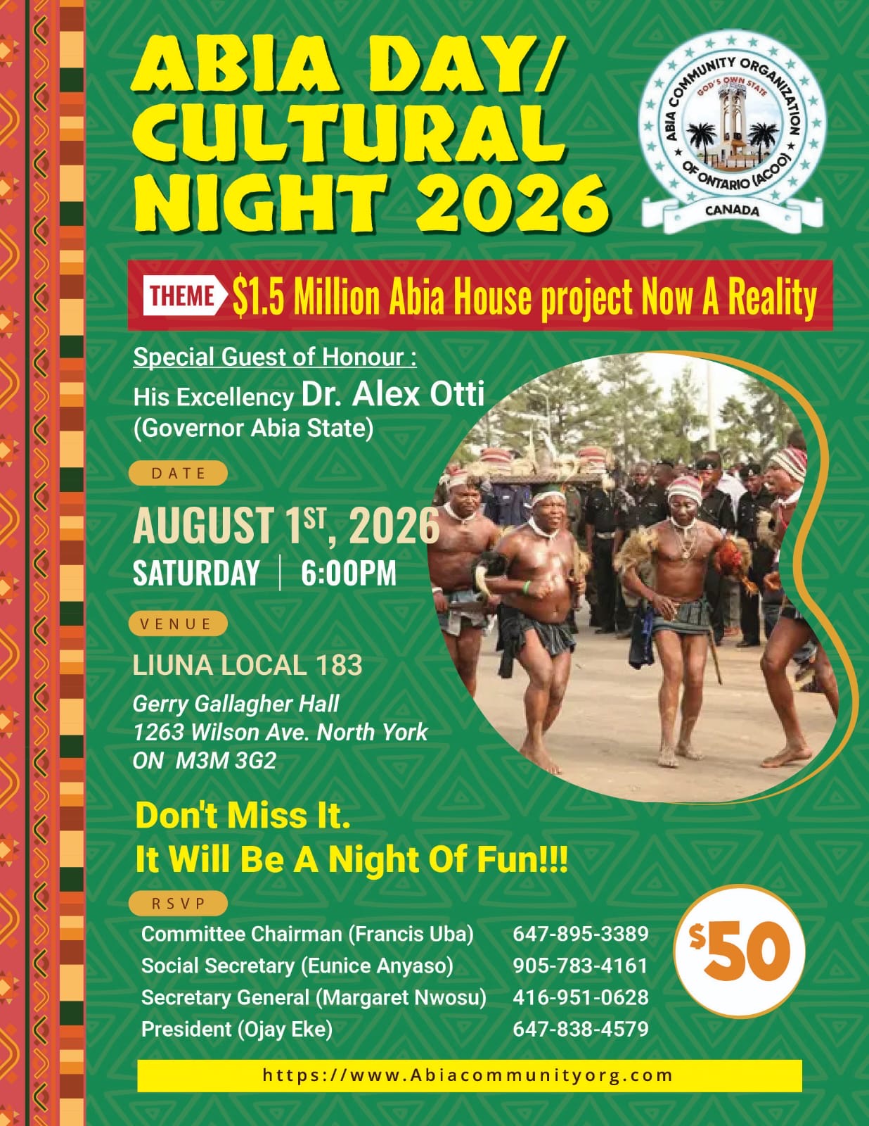 Abia Day/Cultural Night 2026