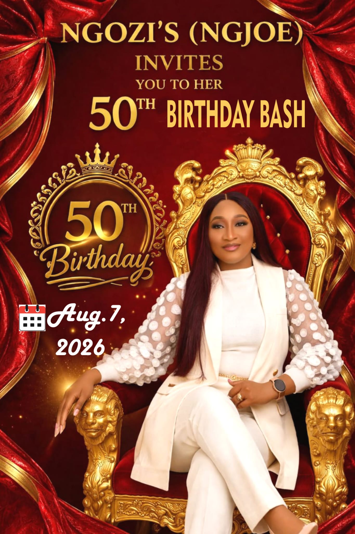 Celebrating NGJoe FAVOURED & FLOURISHING at 50!